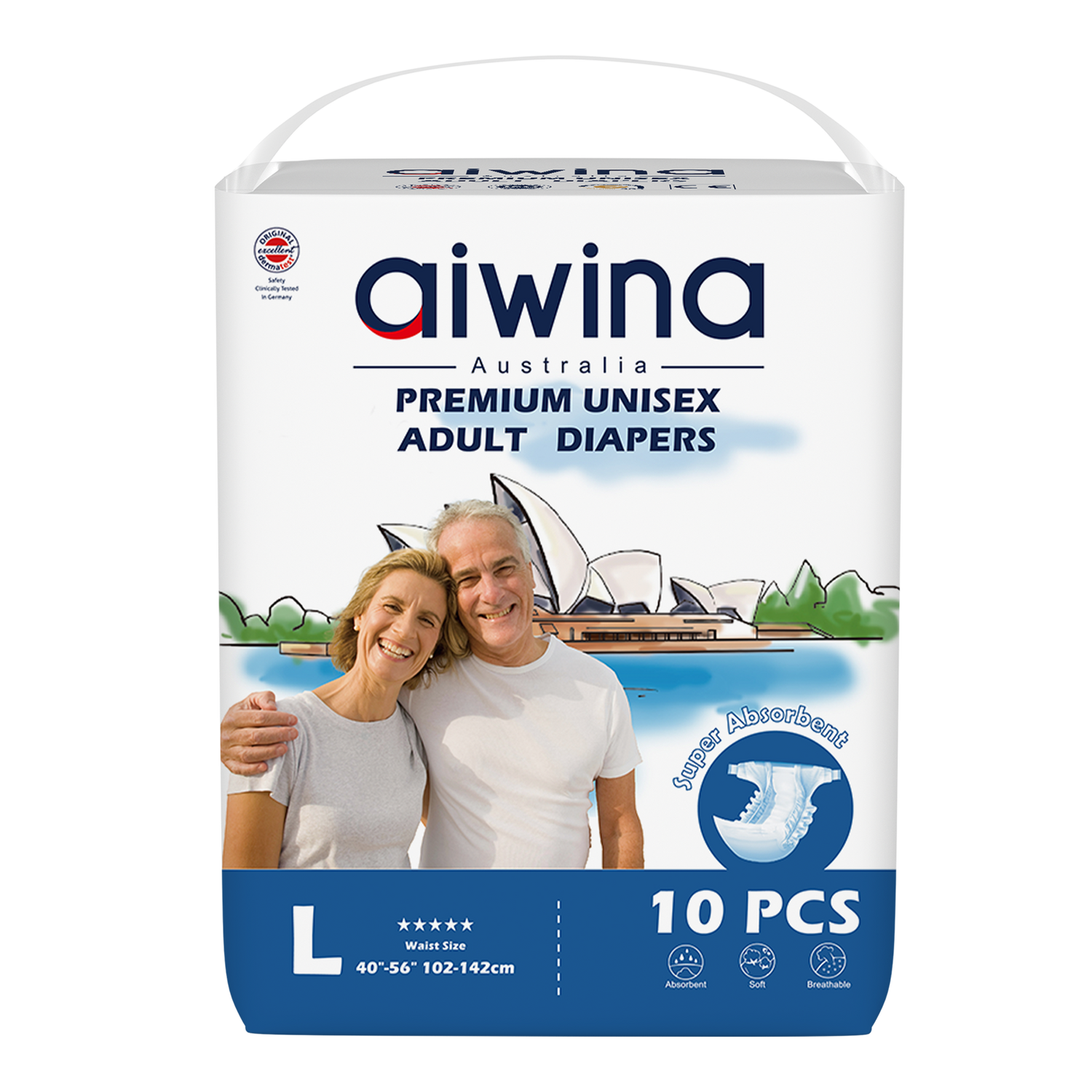 ຜ້າອ້ອມຜູ້ໃຫຍ່ AIWINA ຂະໜາດ M/L/XL